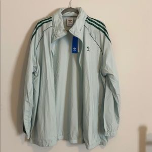Adidas windbreaker with packable hood